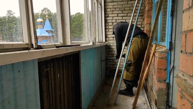 Начало положено! Демонтаж балкона. Чем я смогла удивить мужа? ? смотреть онлайн