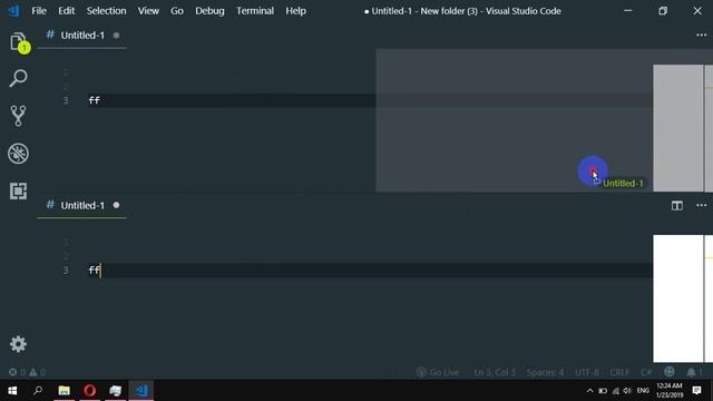 How to Split Editor Vertically in Visual Studio Code смотреть онлайн