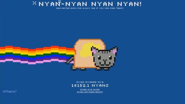 Rainbow Toast Nyan Cat Easter Egg смотреть онлайн