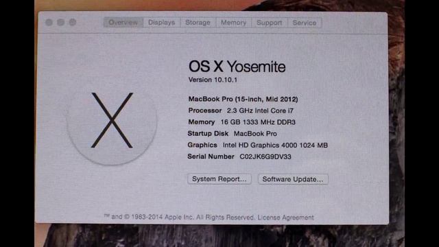 Apple MacBook Pro 15.4″ (2012) Intel Core i7 2.3GHz 16GB 512GB SSD (MD103LLA) for Sale. смотреть онлайн
