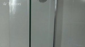 Установка душевой уголок Triton Дека-Хром А1 90x90 - sanitek.by