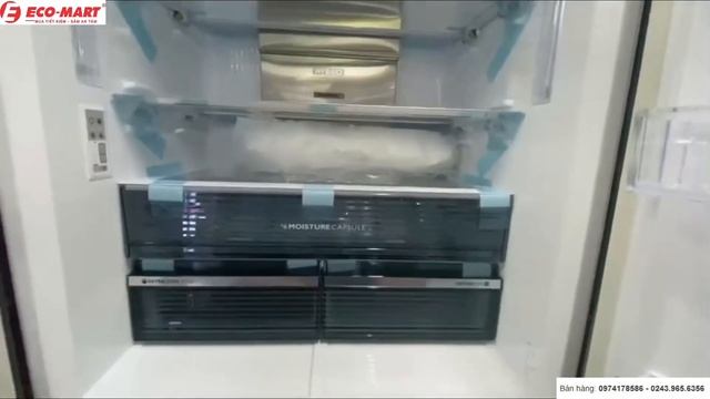 Tủ lạnh Sharp 4 cánh 567 lít SJ-FX640V-SL có ngăn đông mềm смотреть онлайн