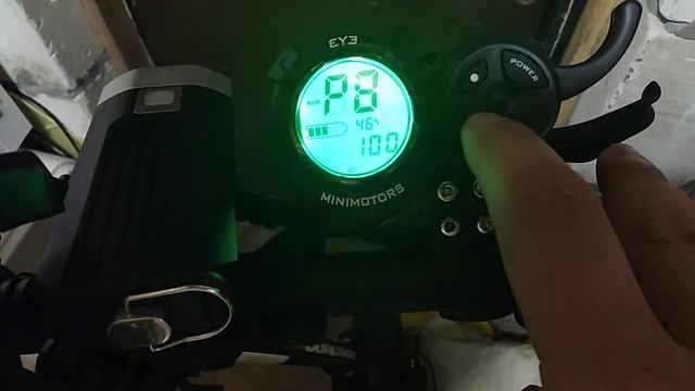 Dualtron Thunder функции меню 