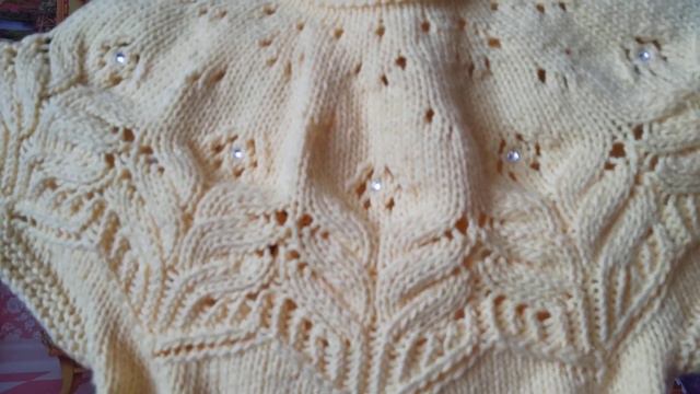 КРАСИВОЕ ВЯЗАНОЕ ДЕТСКОЕ ПЛАТЬЕ "МАГНОЛИЯ" / РУЧНАЯ РАБОТА смотреть онлайн