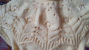 КРАСИВОЕ ВЯЗАНОЕ ДЕТСКОЕ ПЛАТЬЕ "МАГНОЛИЯ" / РУЧНАЯ РАБОТА