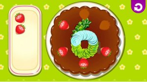 Учим цифры. Яркое и красочное видео для детей. Учите цифры с игрой Funny food