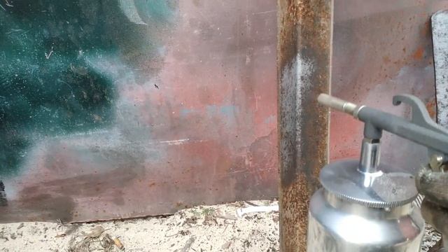 пробуем пескоструйный пистолет для компрессора смотреть онлайн