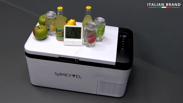 Автохолодильник MEYVEL AF-G18 - тест температуры °С _лучший автохолодильник на 18 литров 2022