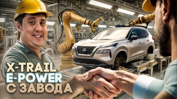 Авто из Китая. Nissan X-Trail e-POWER заказали прямо с завода.