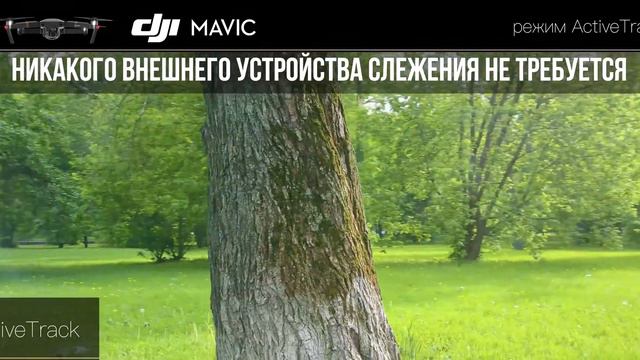 DJI Mavic Pro  |  режим ActiveTrack  |  4K