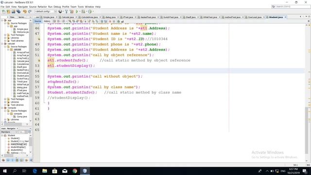 Java full code program with explanation instance and static methods and varibles in amharic1 смотреть онлайн