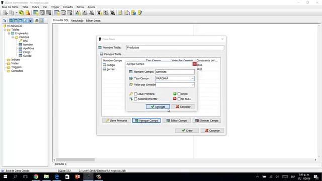 Como hacer una base de datos con sqlite смотреть онлайн