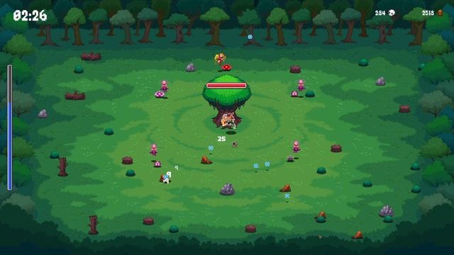 Stardust Defenders - A swarm style game where you defend your tree against evil spiders. its fun. смотреть онлайн