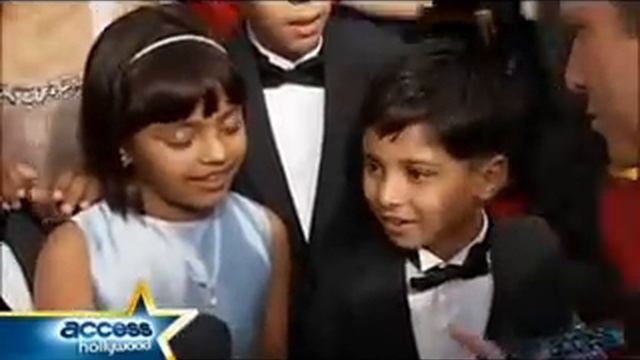 "Slumdog Millionaire" Kids Talk At The Oscars смотреть онлайн
