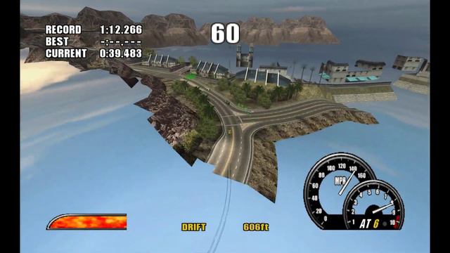 Burnout 2: Point of Impact - A Lap of Sunrise Valley Springs from Overhead смотреть онлайн