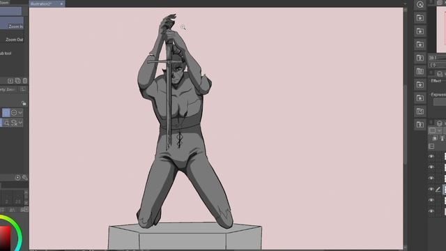 Day 7 - Statue - Speedpaint смотреть онлайн