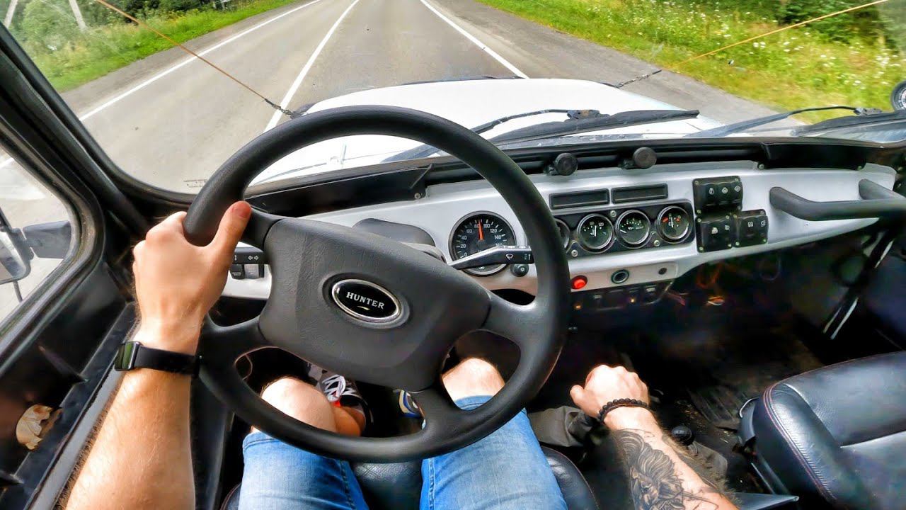 2010 UAZ Hunter 2.3 MT - POV TEST DRIVE смотреть онлайн