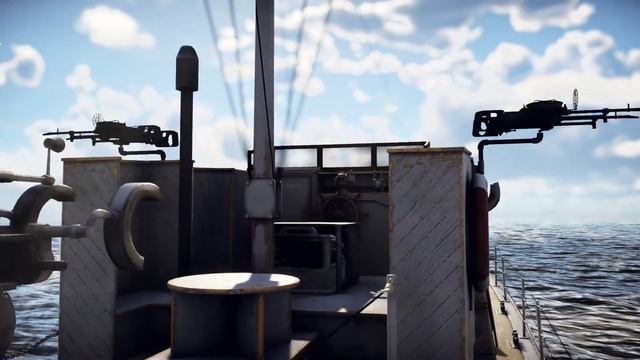 HMS HDML 1383 - War Thunder Harbour View/Close Look Devserver Danger Zone смотреть онлайн