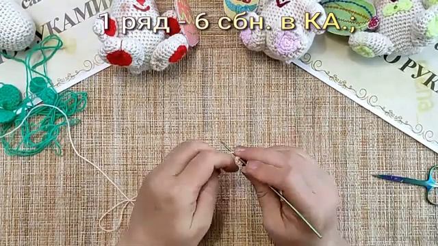 Пасхальный заяц крючком Мастер класс смотреть онлайн