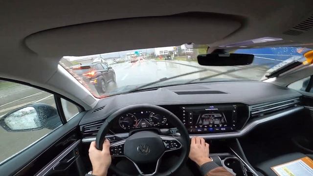 2020 VW Touareg 3.0 TDI Elegance Tiptronic - POV Test drive смотреть онлайн