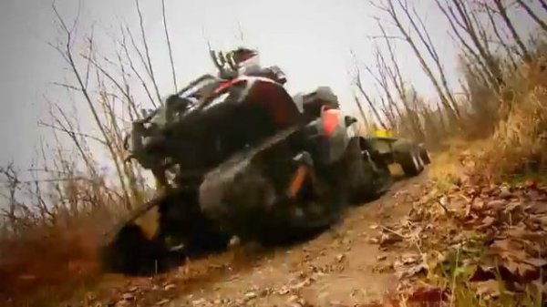 По бездорожью на квадроцикле с гусеницами KIMPEX Commander TREX 2 0 and TREX UTV