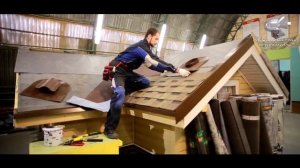 ТЕХНОНИКОЛЬ Монтаж гибкой черепицы в ендове и установка аэратора