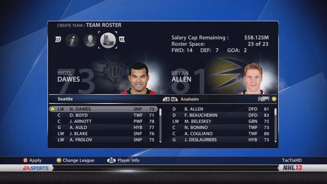 NHL 14 GM Mode: Expansion Team Idea | TacTixHD смотреть онлайн