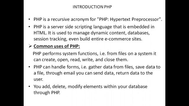 Php in decession making , loops, array , string смотреть онлайн