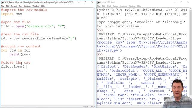 Solution step #3 -- Print .CSV in Python project смотреть онлайн