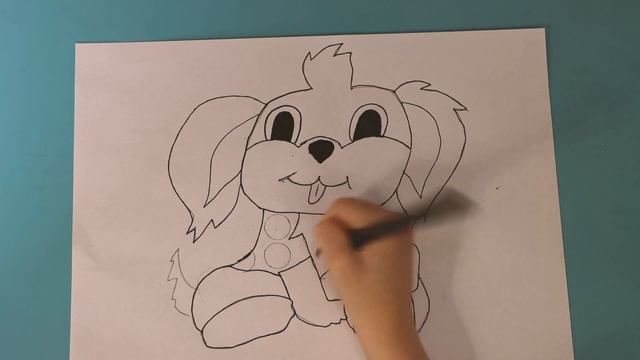 Как легко нарисовать собаку поэтапно для детей карандашом смотреть онлайн
