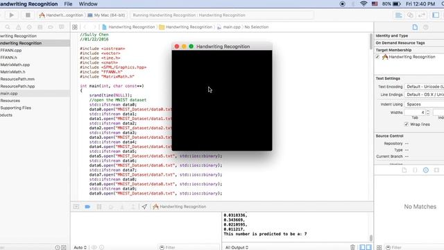 Handwritten Digit Recognition Using FFANN and SFML смотреть онлайн