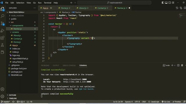 App UI design with Material UI (MUI) - React Router Tamil | React Router v6.4 and above Tamil смотреть онлайн