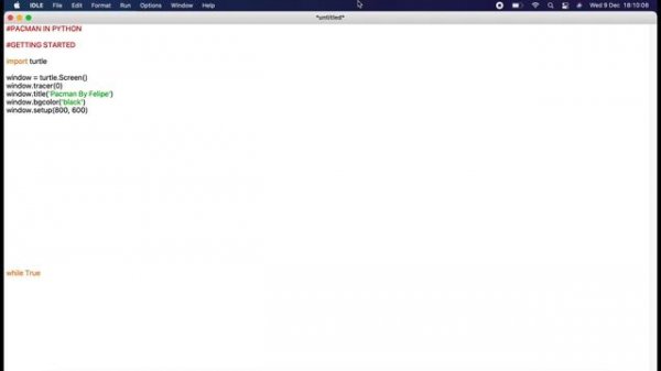 How To Make Pac-Man In Python Turtle #1| Python Projects