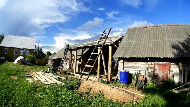 Как построить гараж своими руками без пеноблоков. Проект деревянного гаража с ломаной крышей. смотреть онлайн