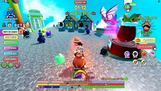ROBLOX GRIMACE RACE CLICKER ! (record du monde) смотреть онлайн