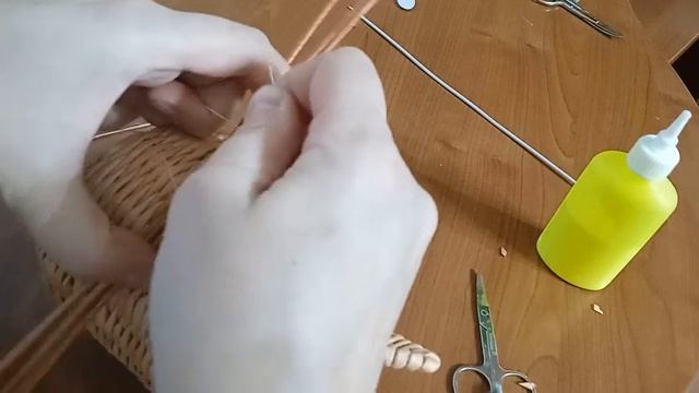 Карандашница котик из бумажной лозы. смотреть онлайн