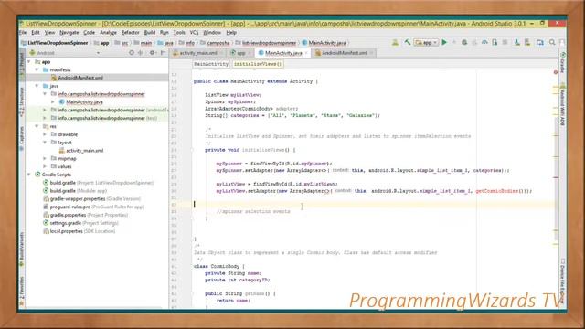 Android S7E2 : ListView - Filter Categories using Spinner смотреть онлайн