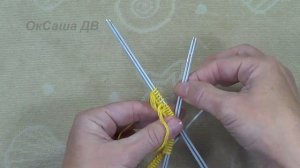 Как набрать петли на 4 спицы для носков, шапок, рукавичек. Вяжем с Оксаной Валерьевной.