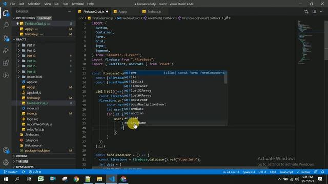 How to perform React with Firebase CRUD Operations смотреть онлайн