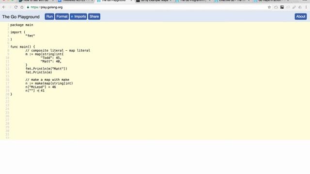 Golang Maps смотреть онлайн