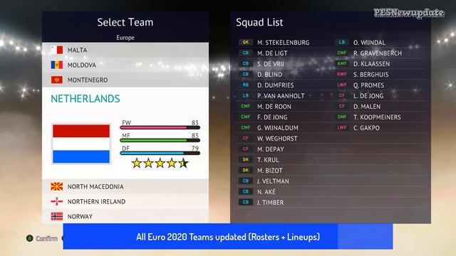PES 2021 Evo Web Patch Version 6.0 DataPack 7.0 смотреть онлайн
