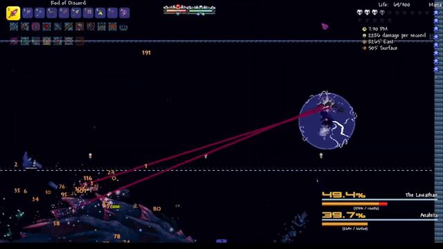 [Terraria Calamity Mod] Anahita + The Leviathan Death-Defiled Nohit смотреть онлайн