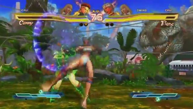 Street Fighter x Tekken - Cammy / Lili vs Elena / Lili ( DLC HACKED ) смотреть онлайн