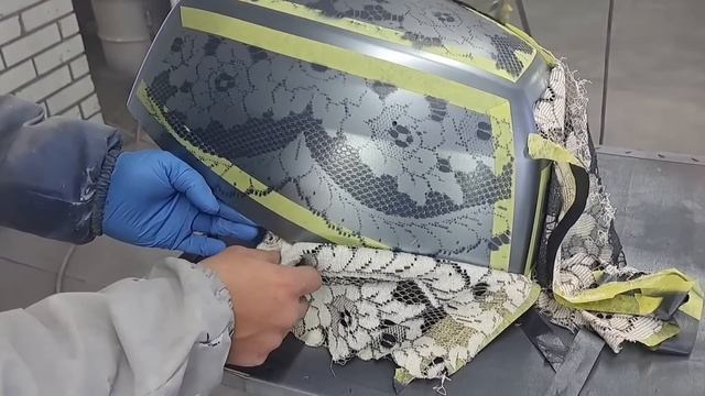 ? Как сделать аэрографию своими руками? Крутая покраска запчасти. Покраска детали с рисунком Лайфха смотреть онлайн