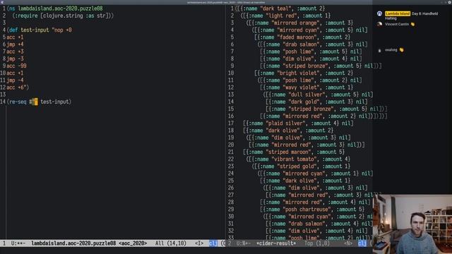 Advent of Code in Clojure - 2020 day 8 смотреть онлайн