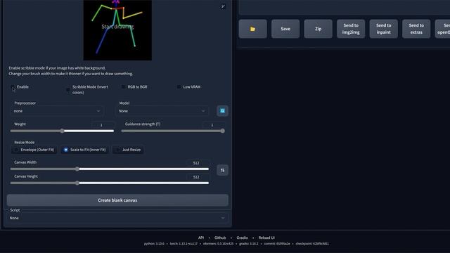 EASY POSING FOR CONTROLNET Inside Stable Diffusion! OPENPOSE EDITOR!
