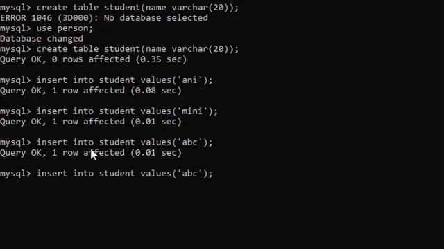 MySQL смотреть онлайн