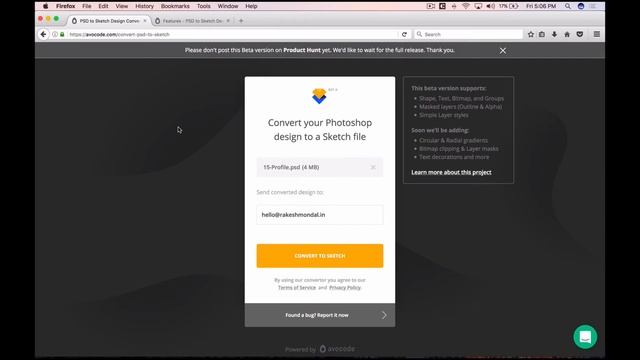 How to Convert your Photoshop design to a Sketch file смотреть онлайн