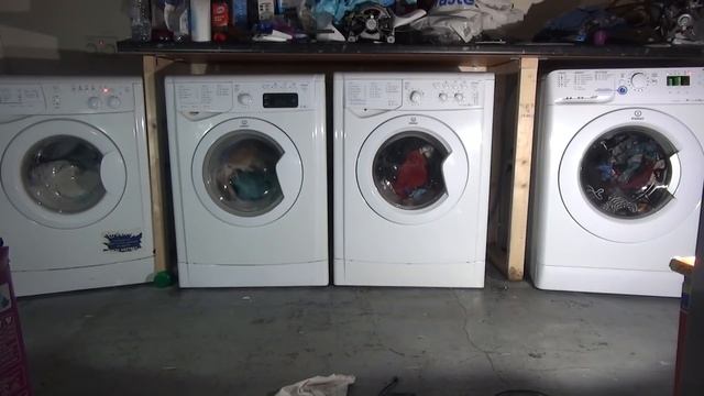 Wash Race No.308 - 4 Indesit on Cotton standard 60'c смотреть онлайн