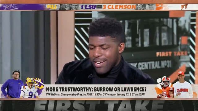 Trevor Lawrence or Joe Burrow: Which QB will impact the CFP title game more? | First Take смотреть онлайн